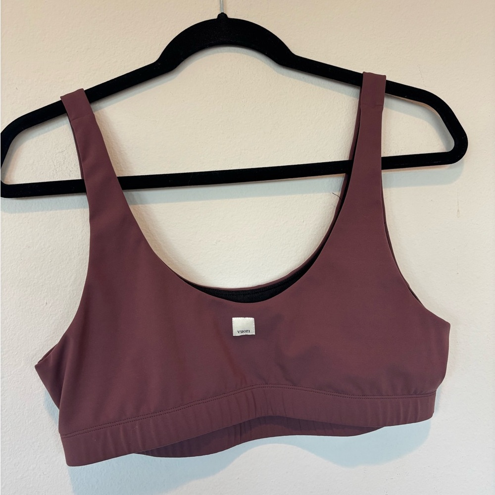 Vuori Dusty Rose Sports Bra Large 080 - Picture 2 of 3